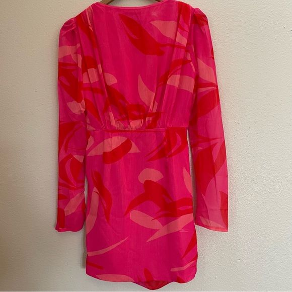 HELLO MOLLY LUXE BOAT PARTY MINI DRESS PINK SIZE 6 - Picture 7 of 11